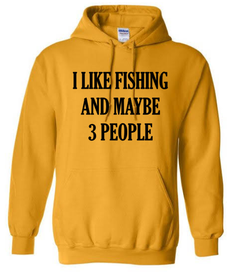 I Like Fishing Hoodie