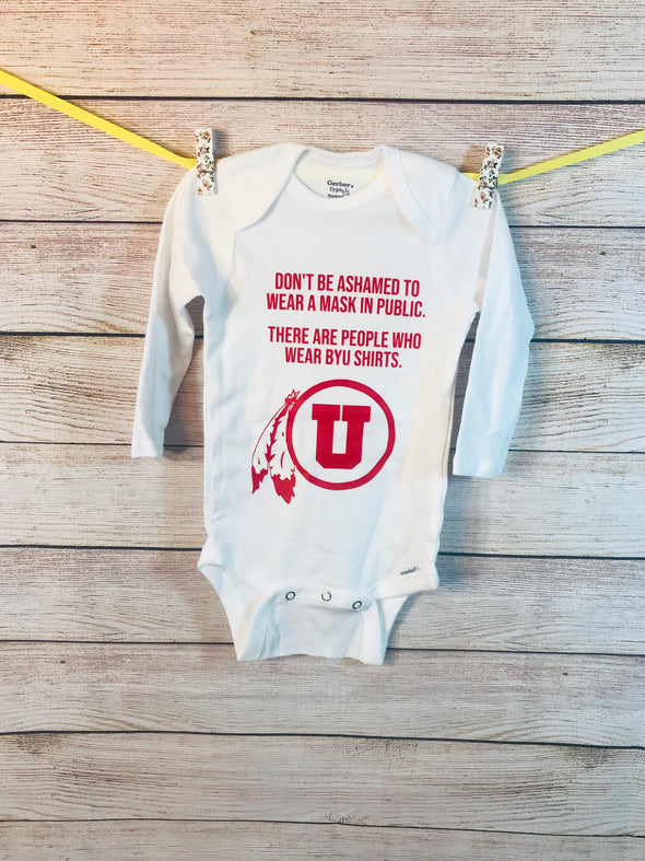 Wear a Mask Utah Onesie