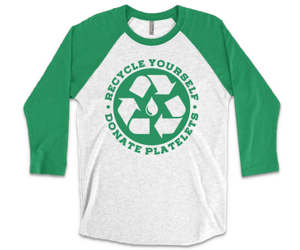 Recycle Yourself Circle Baseball Shirt