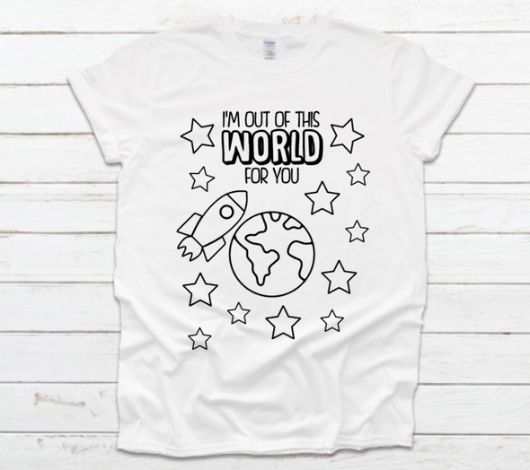 Color Your Own Valentine's Shirt