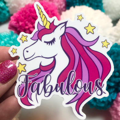 Fabulous Unicorn Sticker