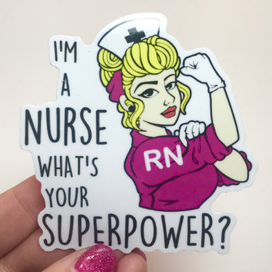 I’m a Nurse Sticker