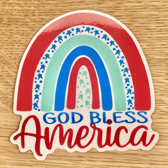 God Bless America Sticker