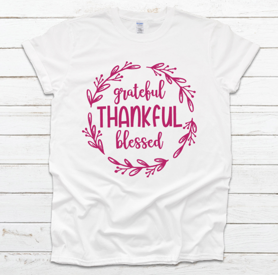 Grateful, Thankful, Blessed Unisex T-shirt