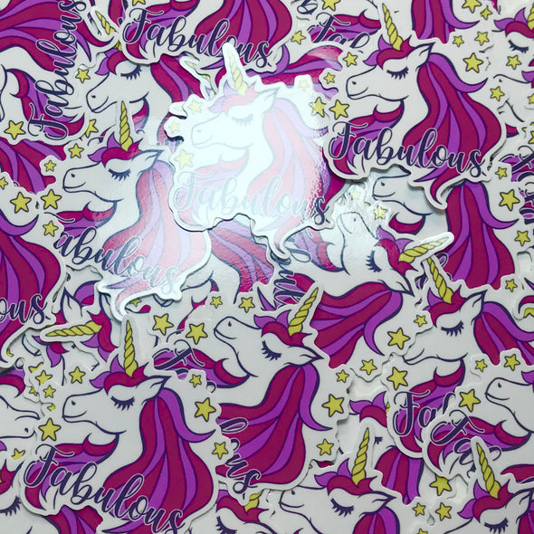 Fabulous Unicorn Sticker