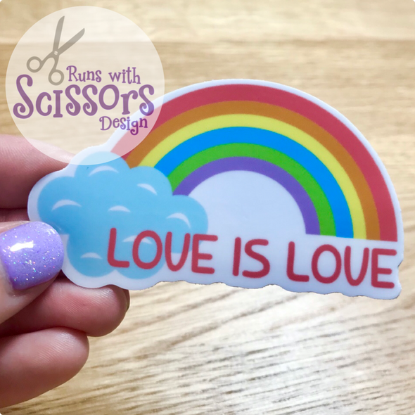 Love is Love Rainbow Sticker