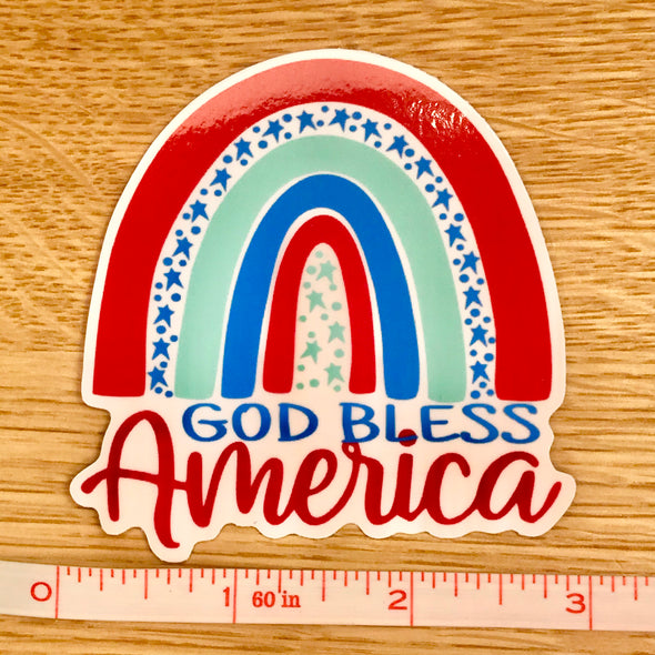 God Bless America Sticker