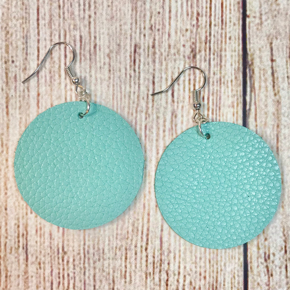 Mint & Blue Honeycomb Circles