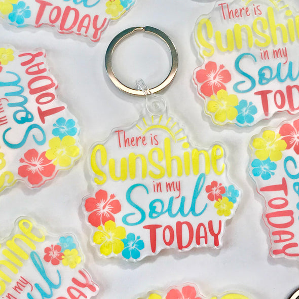 Sunshine in my Soul Keychain